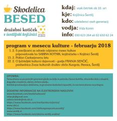 SKODELICA BESED – O LJUBITELJSKI KULTURNI DEJAVNOSTI (gostja FRANJA SENČIČ)